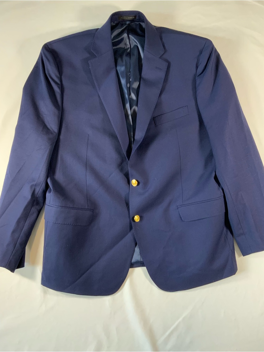 Ralph Lauren Classic Navy Blazer with Gold Buttons